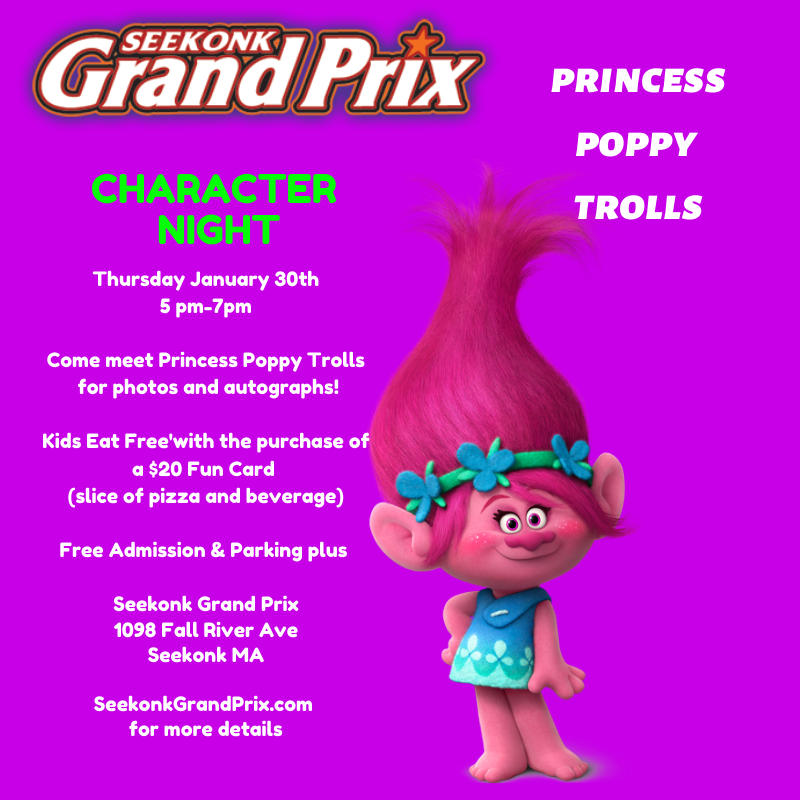 Meet Princess Poppy Trolls Seekonk Grand Prix